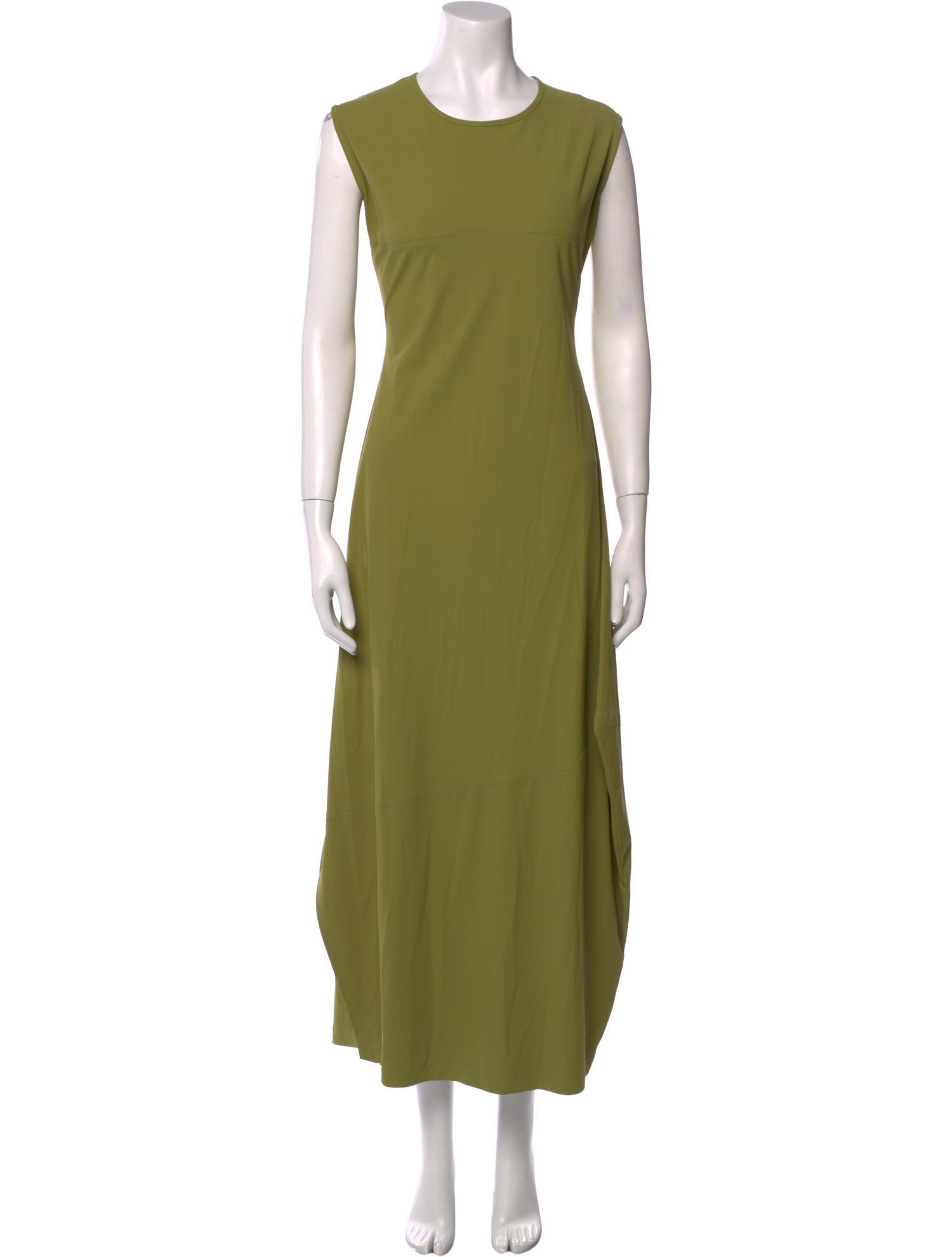 Rene Lezard Crew Neck Long Dress